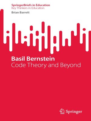 cover image of Basil Bernstein